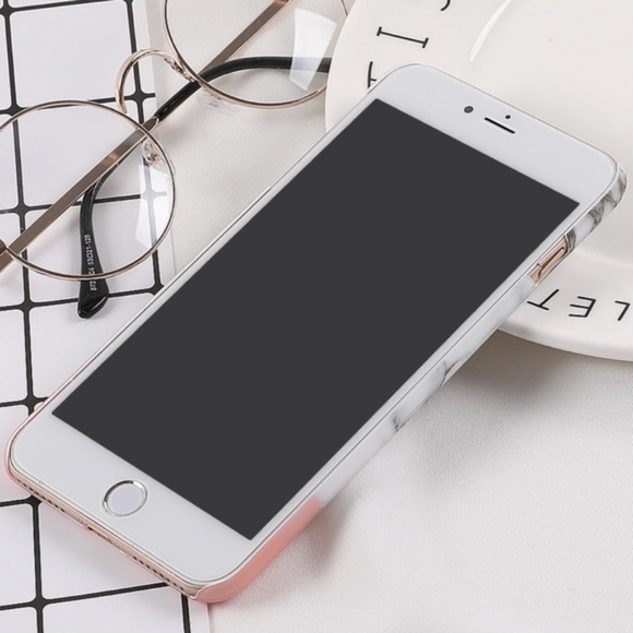 NEW iPhone 7/8 Pink White Marble Case - Picture 2 of 4